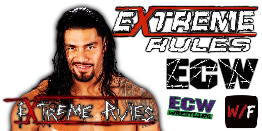 Roman Reigns WWE Extreme Rules 2021 PPV WrestleFeed App