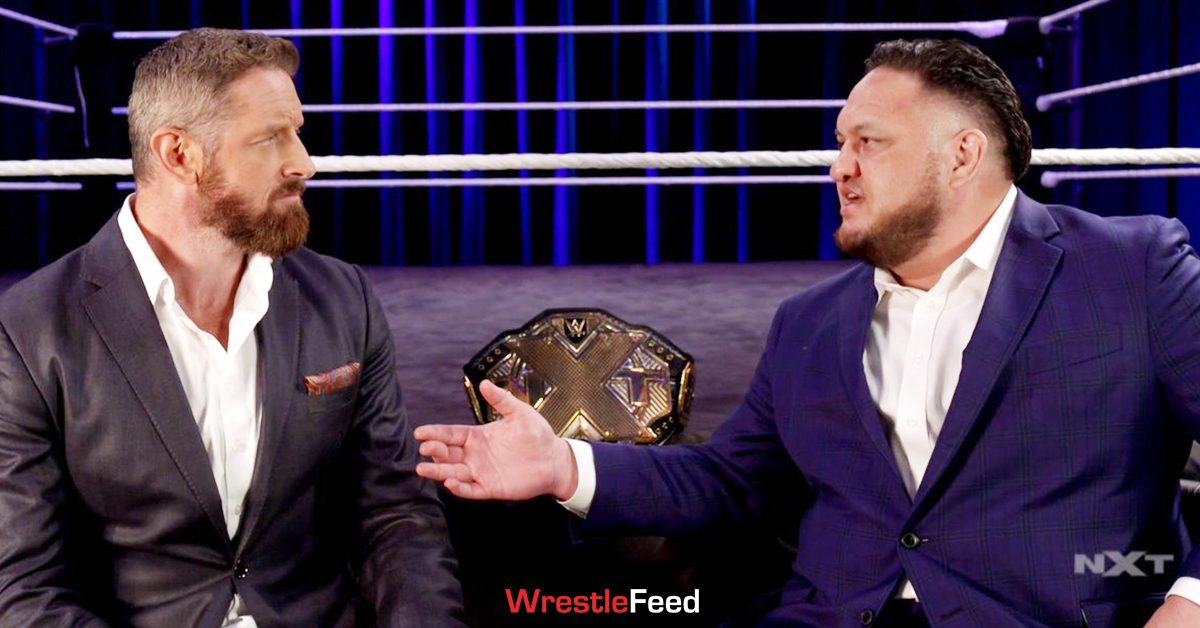 Wade Barrett NXT Champion Samoa Joe Sit Down Interview WrestleFeed App