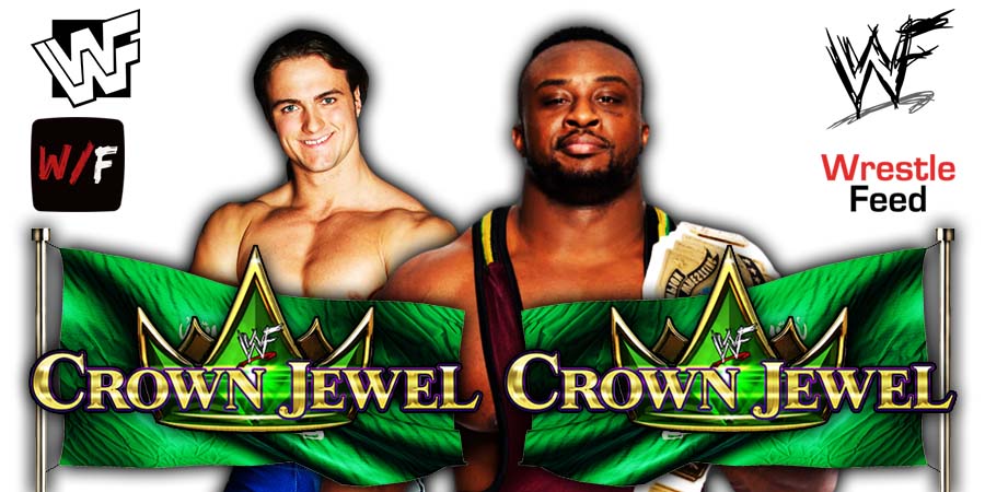Big E beats Drew McIntyre at WWE Crown Jewel 2021 WrestleFeed App