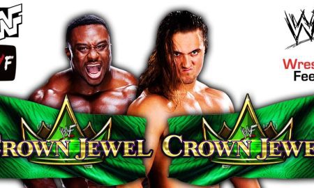 Big E defeats Drew McIntyre at WWE Crown Jewel 2021 WrestleFeed App