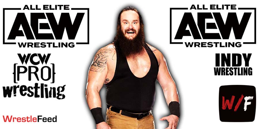 Braun Strowman - Adam Scherr AEW Article Pic 2 WrestleFeed App