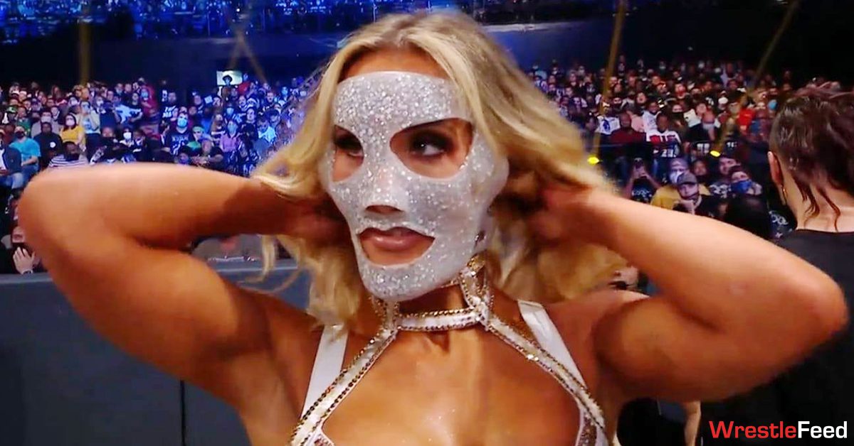 Carmella Face Protective Mask WWE SmackDown October 1 2021 WrestleFeed App