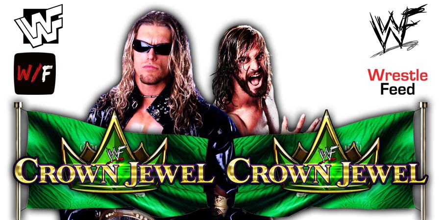 Edge wins Seth Rollins trilogy at WWE Crown Jewel 2021 WrestleFeed App