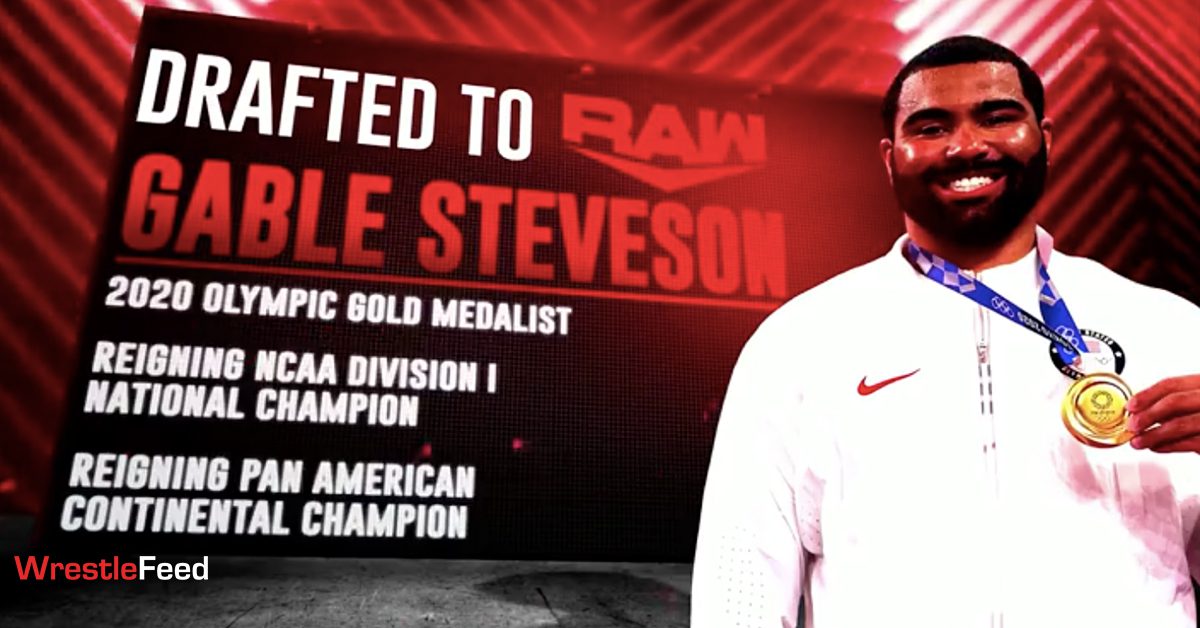 Gable Steveson Olympic Gold Medalist Drafted To WWE RAW WrestleFeed App