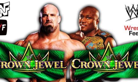Goldberg vs Bobby Lashely Crown Jewel 2021 PPV Match WrestleFeed App