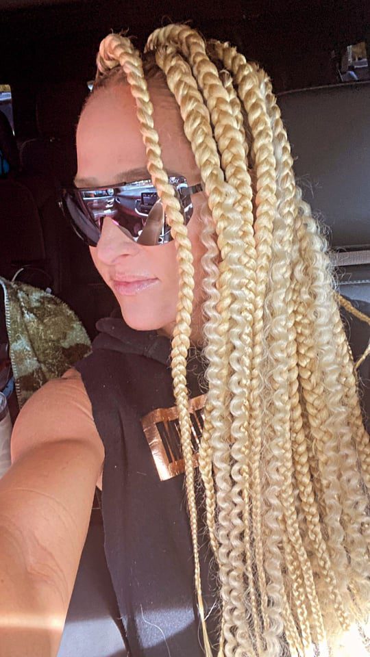 Michelle McCool New Hair Style Braids October 2021