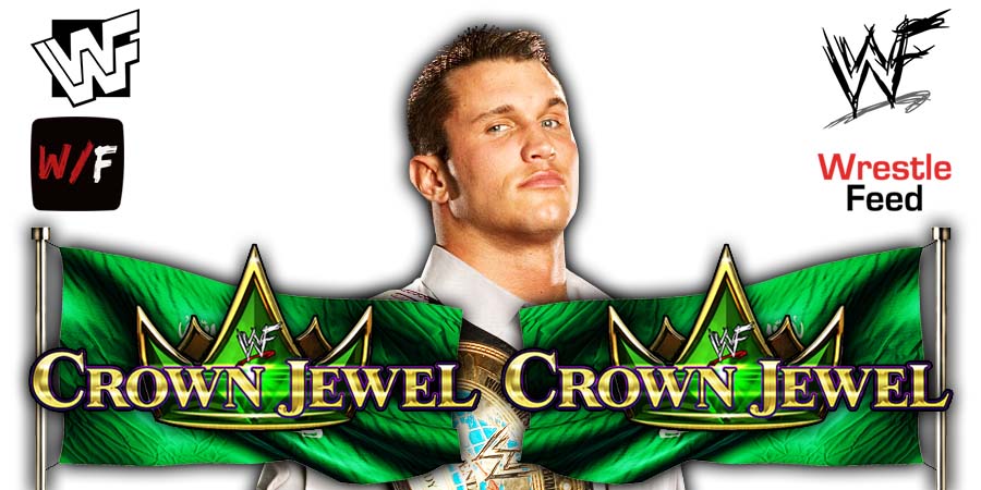 Randy Orton WWE Crown Jewel 2021 WrestleFeed App