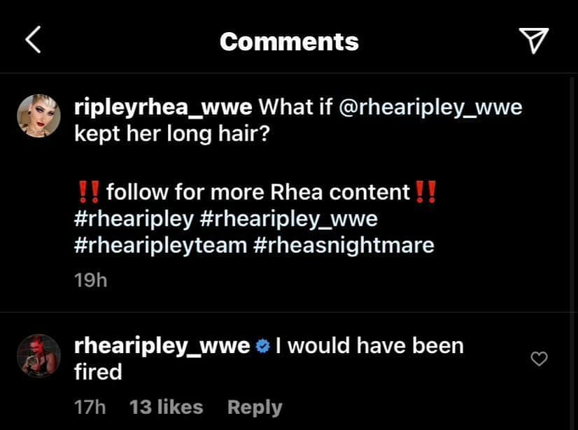 Rhea Ripley says she would've gotten fired from WWE if she kept her long hair