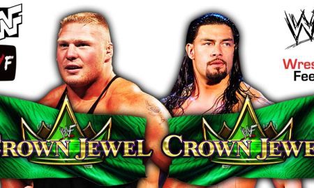Roman Reigns vs Brock Lesnar Crown Jewel 2021 WrestleFeed App