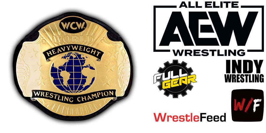 AEW World Championship Title Match Full Gear WrestleFeed App