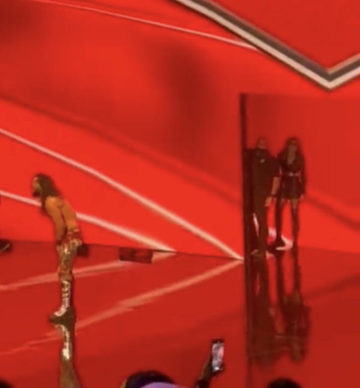 Becky Lynch On The Stage Checking On Seth Rollins After Fan Attack On WWE RAW