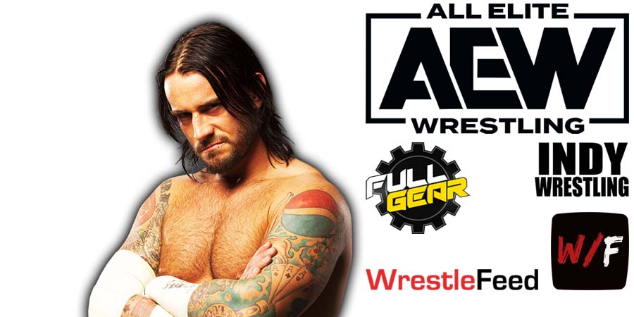 CM Punk Wins At AEW Full Gear 2021 WrestleFeed App