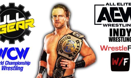 Hangman Adam Page wins AEW World Title Full Gear 2021 WrestleFeed App