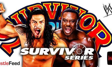 Roman Reigns defeats Big E at Survivor Series 2021 WrestleFeed App