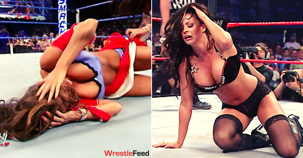 When Candice Michelle Got Stripped In A WWE Ring (Videos) - Bra & Panti...