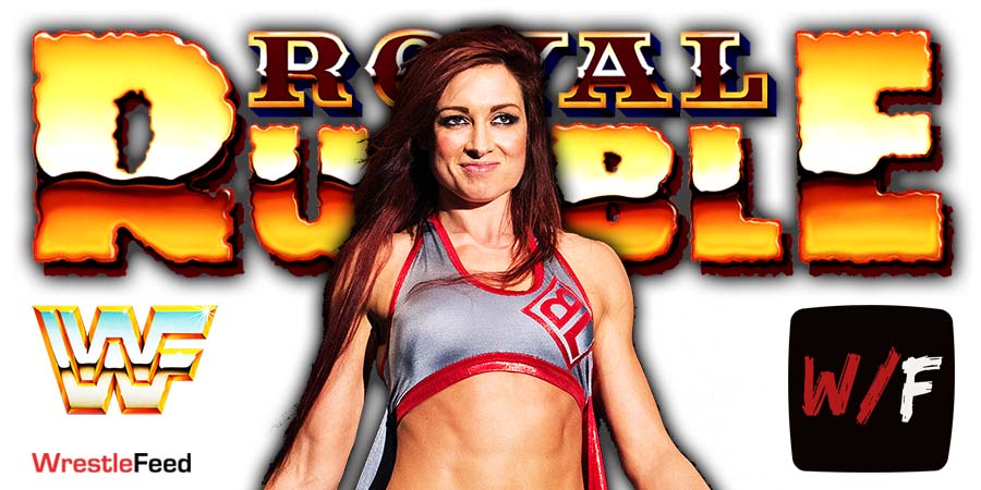 Becky Lynch Royal Rumble 2022 WrestleFeed App