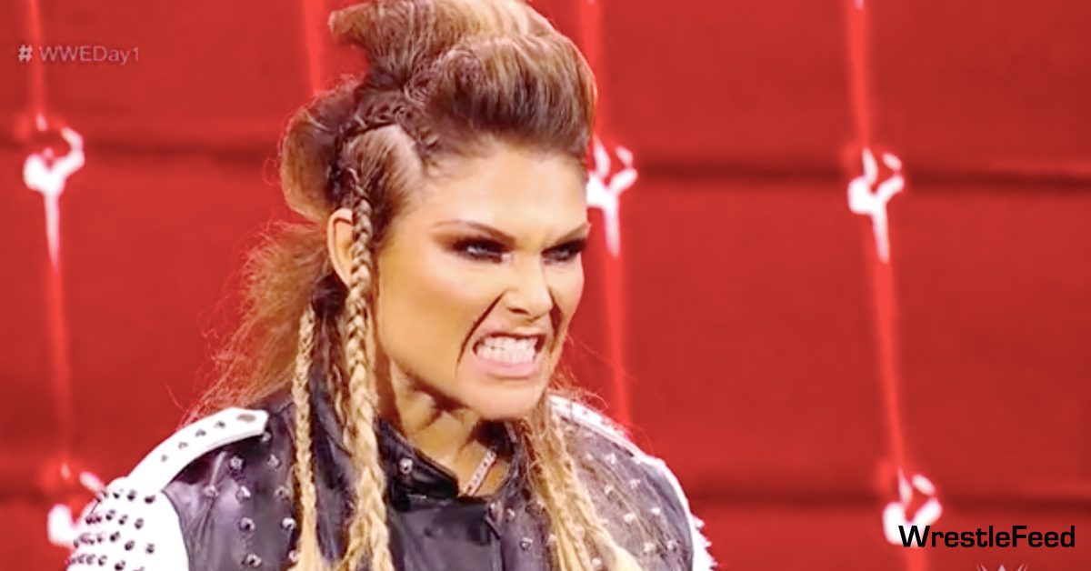 Beth Phoenix Glamazon Angry Face Look Returns WWE Day 1 January 2022 WrestleFeed App