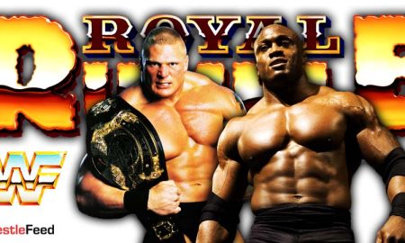 Bobby Lashley pins Brock Lesnar at Royal Rumble 2022 WrestleFeed App
