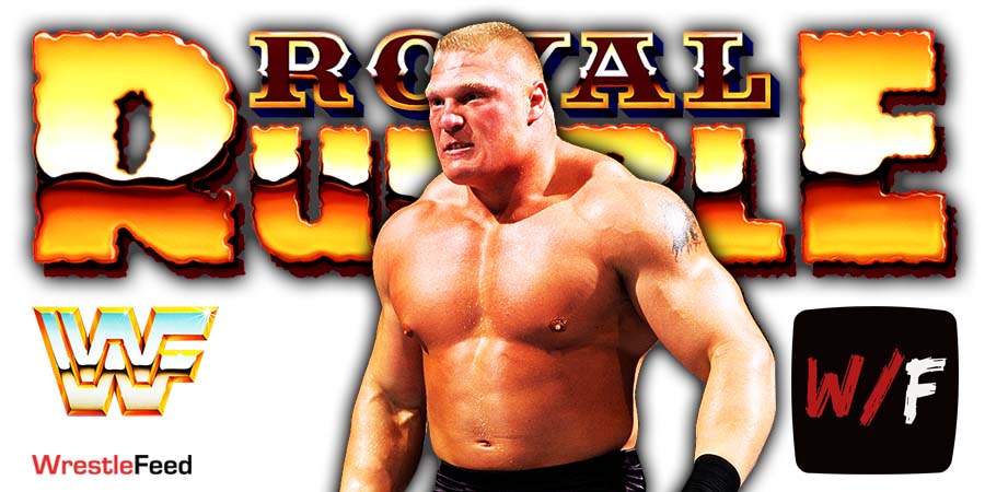Brock Lesnar WWE Royal Rumble 2022 WrestleFeed App