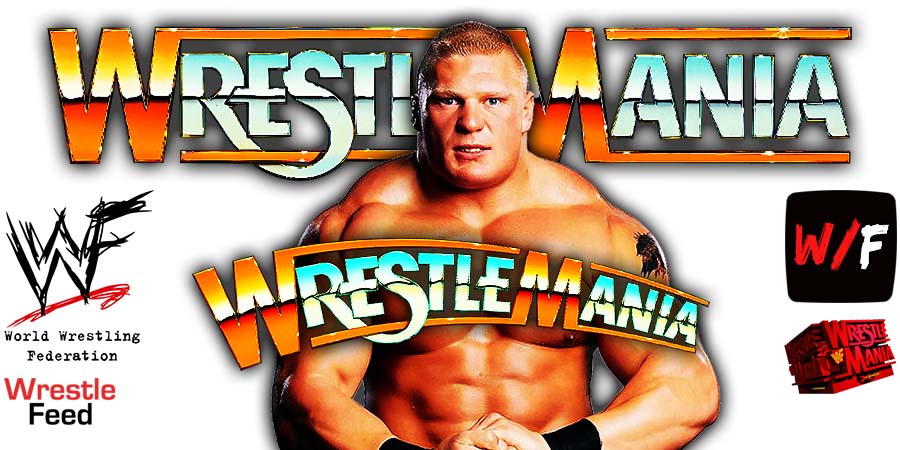Brock Lesnar WWE WrestleMania 38 WrestleFeed App