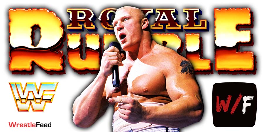 Brock Lesnar Wins Men's Royal Rumble 2022 WrestleFeed App