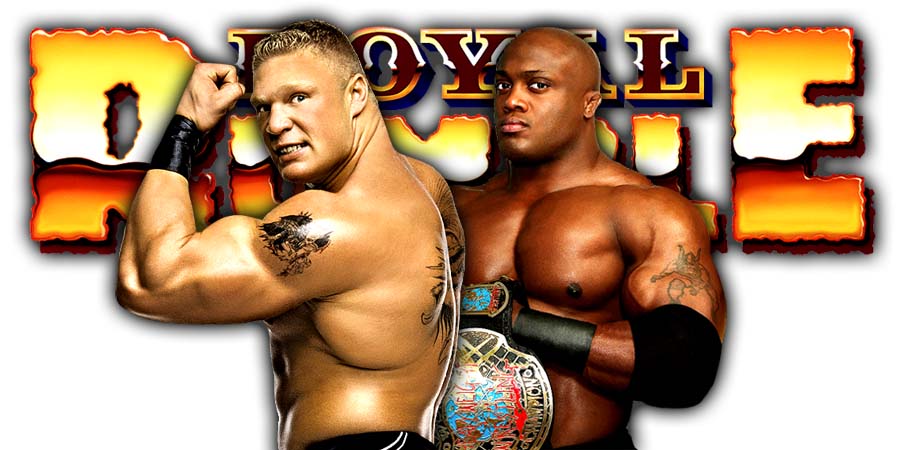 Brock Lesnar vs Bobby Lashley Royal Rumble 2022