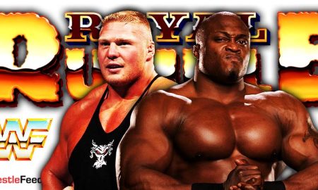 Brock Lesnar vs Bobby Lashley WWE Royal Rumble 2022 1 WrestleFeed App