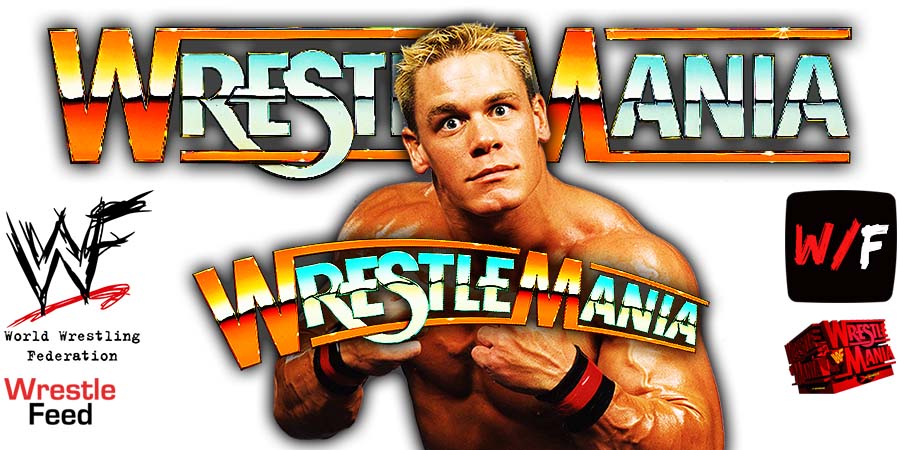 John Cena WWE WrestleMania 38 WrestleFeed App