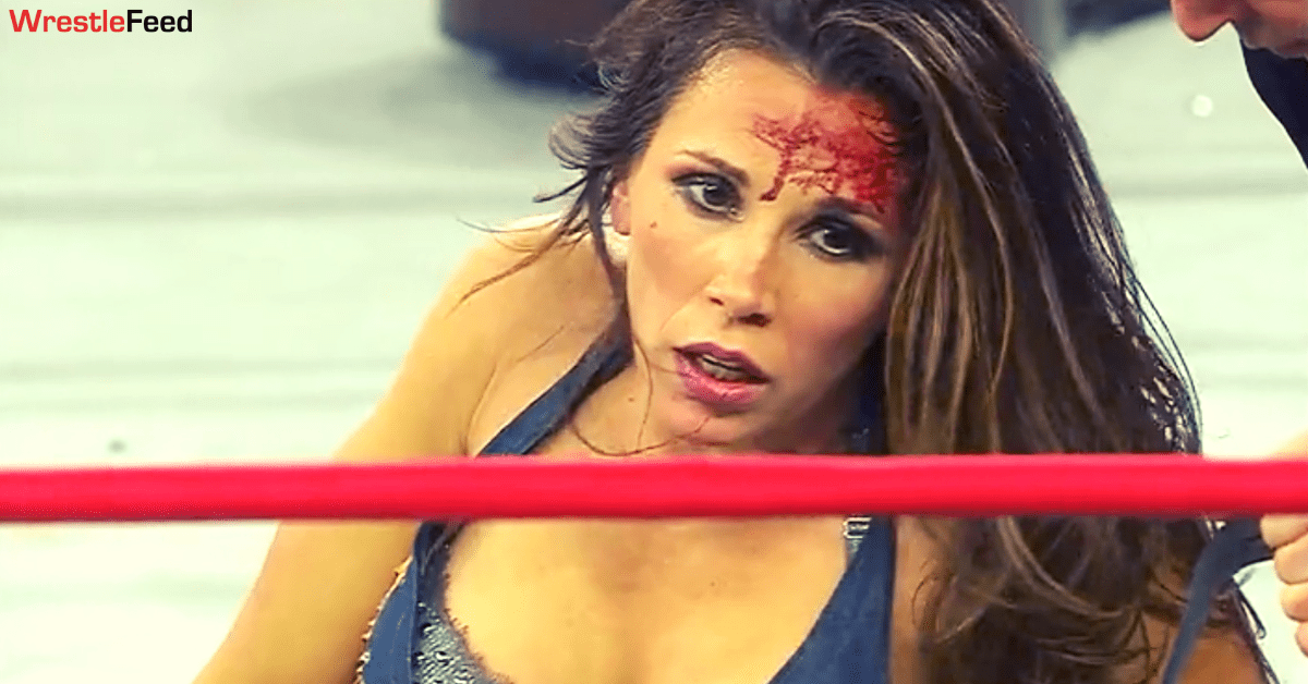 Mickie James Bleeding Busted Open Impact Wrestling Hard To Kill 2022 WrestleFeed App