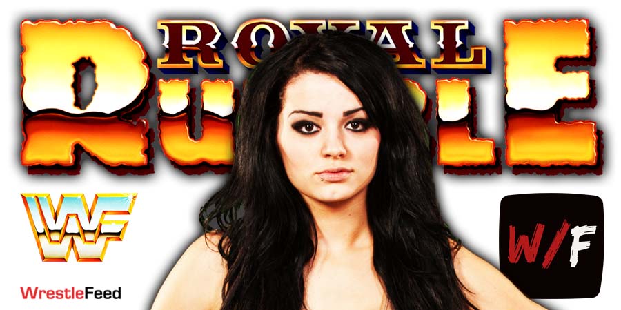 Paige Royal Rumble 2022 WrestleFeed App