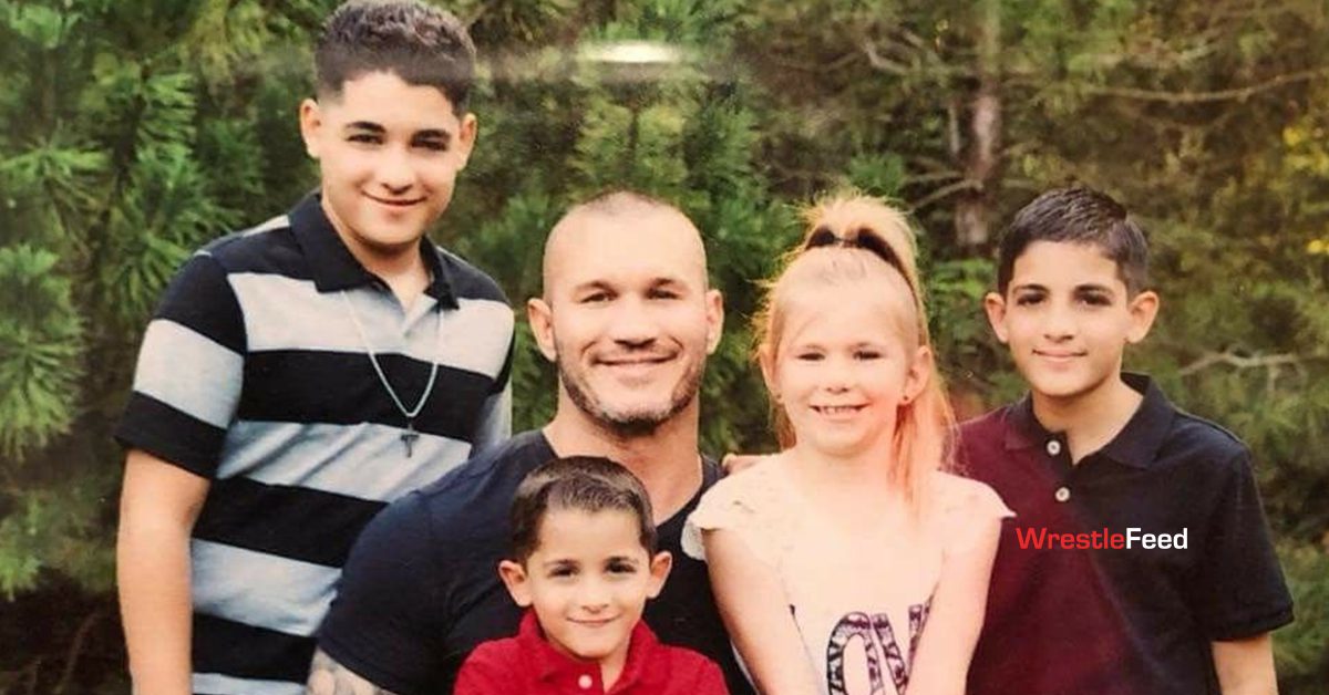 Randy Orton family photo with his children kids WrestleFeed App