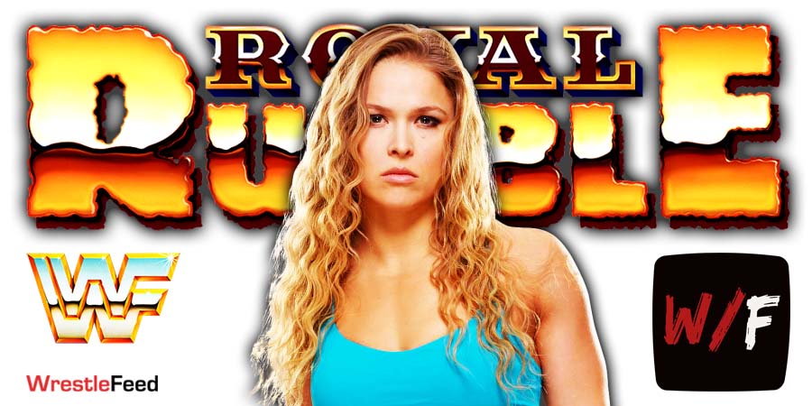 Ronda Rousey Royal Rumble 2022 Return WrestleFeed App