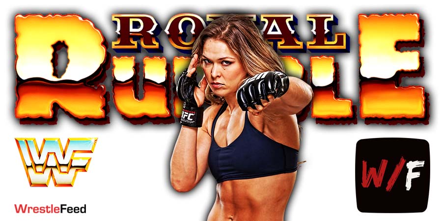 Ronda Rousey Royal Rumble 2022 WrestleFeed App