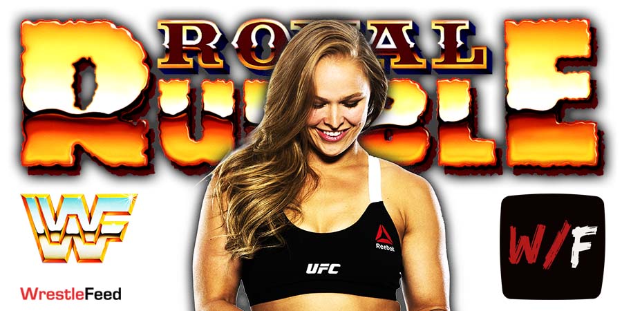 Ronda Rousey Wins Women's Royal Rumble 2022 Match WrestleFeed App