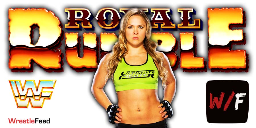 Rondy Rousey Royal Rumble 2022 1 WrestleFeed App
