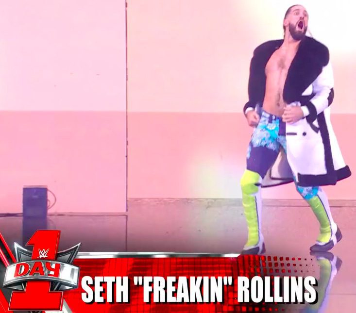 Seth Freakin Rollins Name Graphic WWE Day 1
