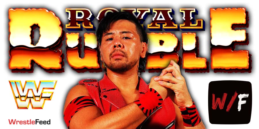 Shinsuke Nakamura Royal Rumble 2022 WrestleFeed App