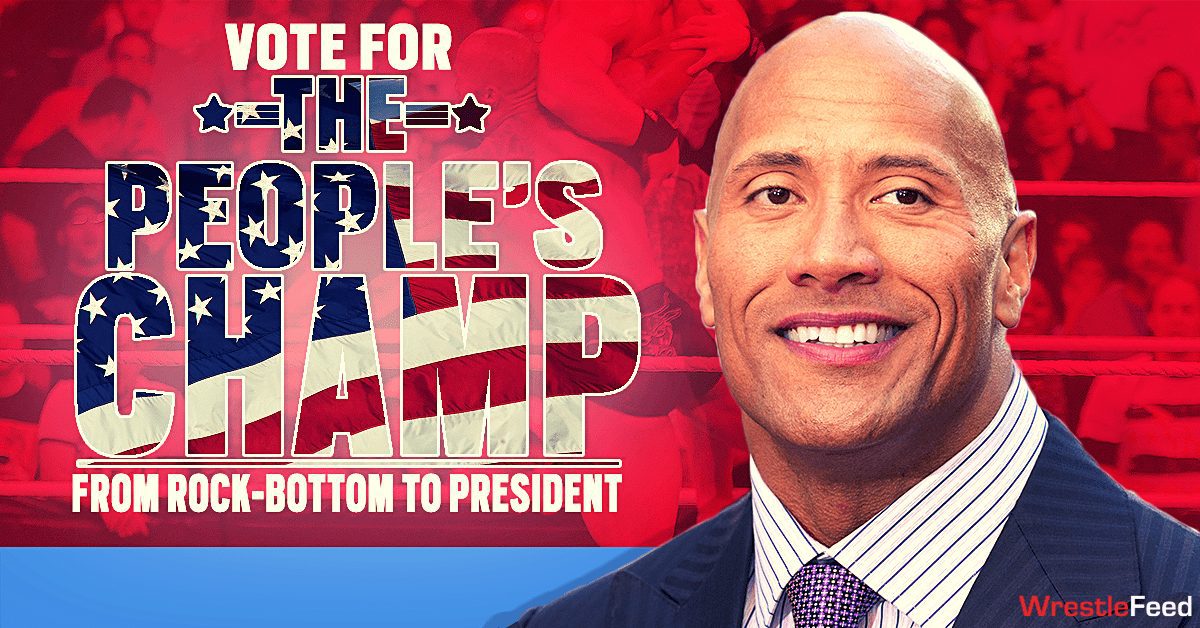 President Back Rocker The Rock Comments On A Possible U.S. Presidential Run - WWF Old School