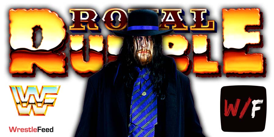 The Undertaker Royal Rumble 2022 WrestleFeed App
