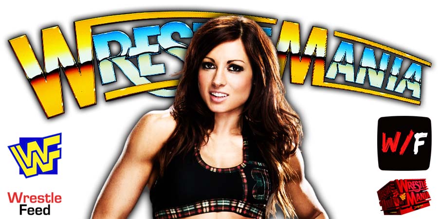 Becky Lynch WrestleMania 38 WrestleFeed App