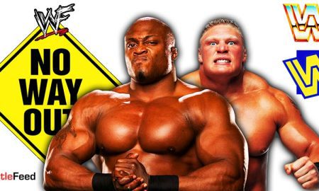 Bobby Lashley Injury Angle Brock Lesnar Wins Elimination Chamber 2022 WrestleFeed App