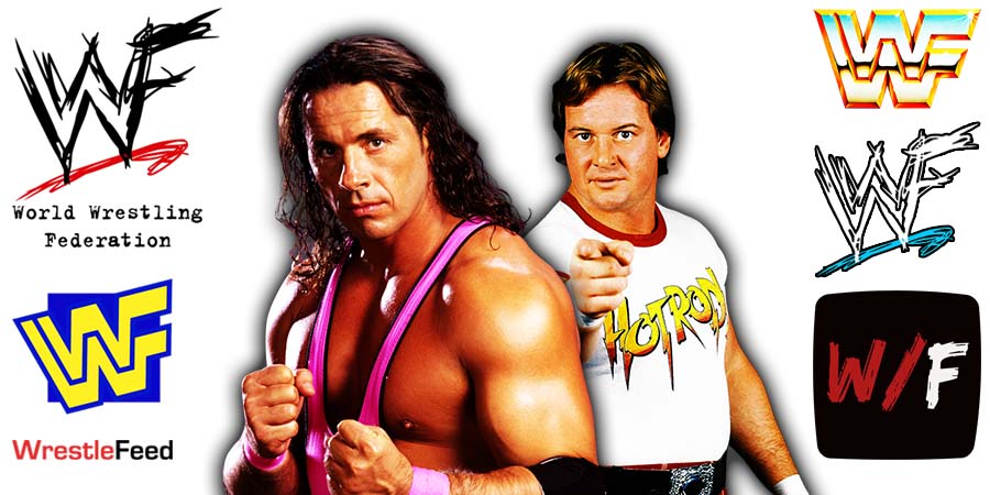 Bret Hart Hitman & Rowdy Roddy Piper Article Pic WrestleFeed App