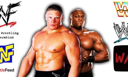 Brock Lesnar & Bobby Lashley 1 Article Pic WrestleFeed App