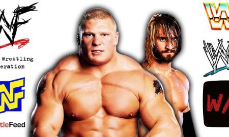 Brock Lesnar & Seth Rollins Article Pic WrestleFeed App