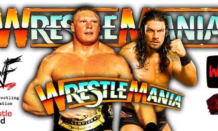 Brock Lesnar vs Roman Reigns Title Unification Bout WrestleMania 38 WrestleFeed App
