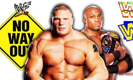 Brock Lesnar wins Bobby Lashley taken out Elimination Chamber 2022 WrestleFeed App
