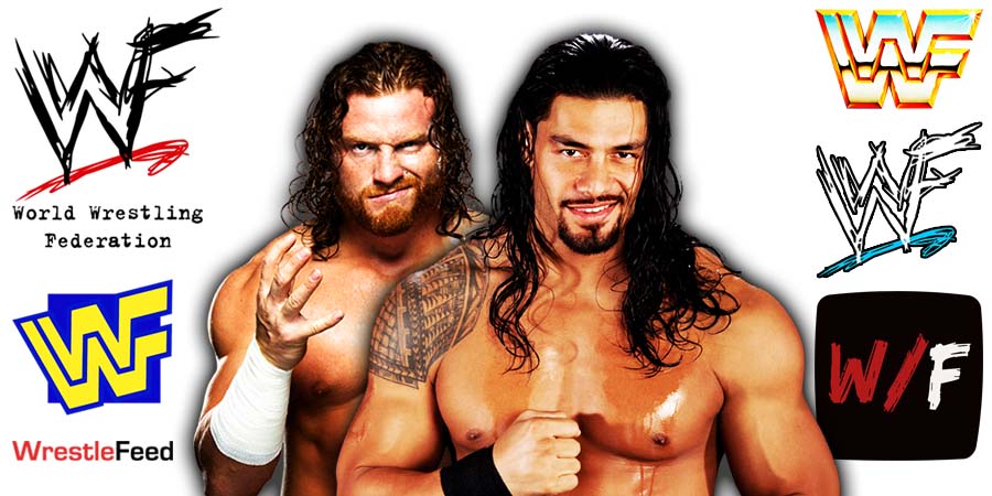 Buddy Murphy & Roman Reigns Article Pic WrestleFeed App