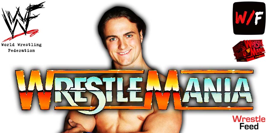 Drew McIntyre WWE WrestleMania 38 Match WrestleFeed App