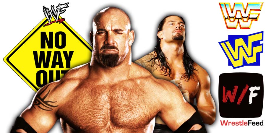 Goldberg vs Roman Reigns WWE Elimination Chamber 2022 Match WrestleFeed App