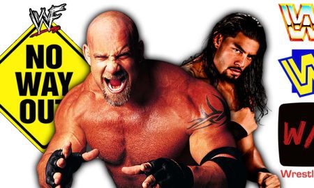 Goldberg vs Roman Reigns WWE Elimination Chamber 2022 PPV Title Match WrestleFeed App